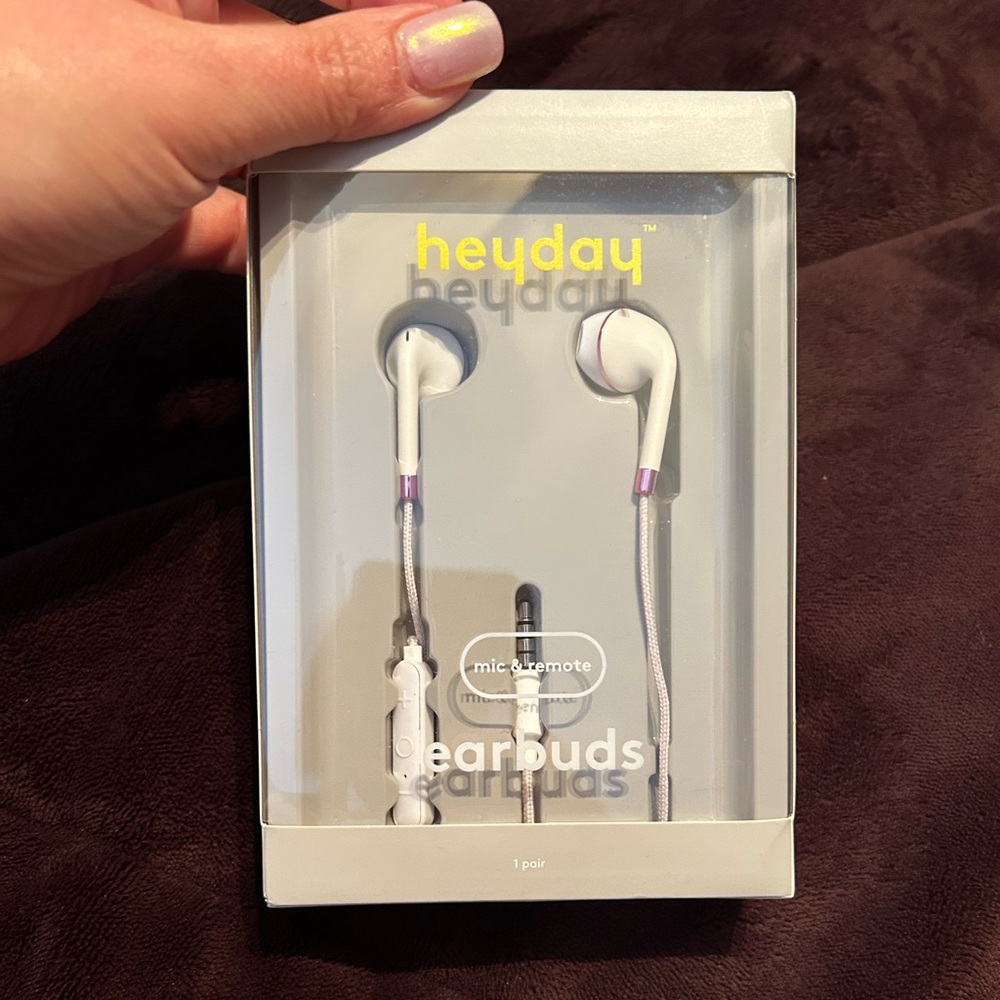 Target White Earbud Headphones with Classic Design